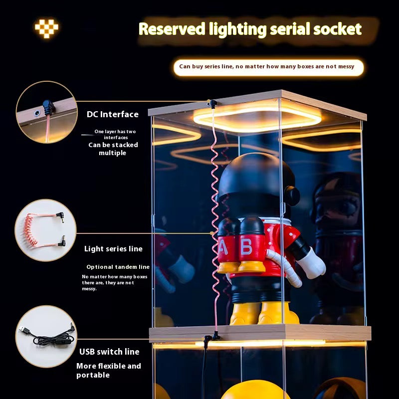 Spot-Light Basketball Display Case